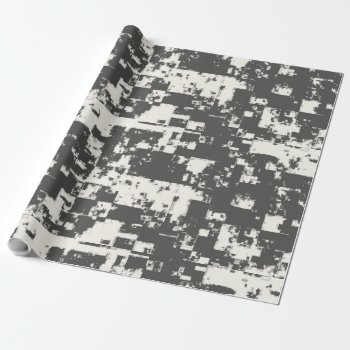 Urban Technology Data Bend Camo Pattern Wrapping Paper by UDDesign at Zazzle