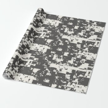 Urban Technology Data Bend Camo Pattern Wrapping Paper by UDDesign at Zazzle