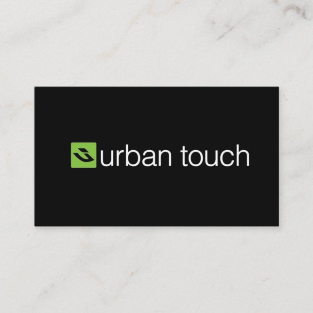 Urban Touch Business Card (Front)