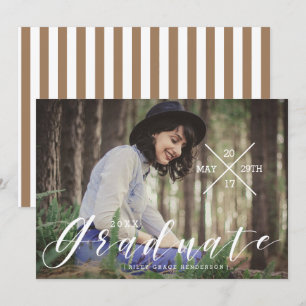 Urban Typography Graduate Photo Announcement