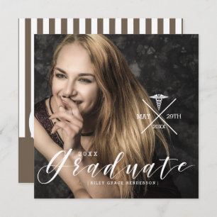 Urban Typography Nursing Graduate Announcement