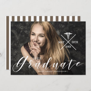 Urban Typography Nursing Graduate Announcement