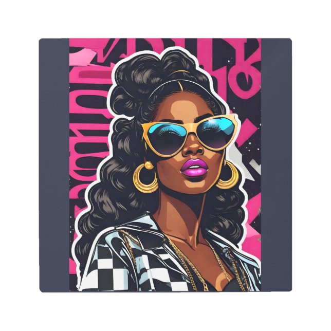 Urban Vibe Metal Print (Front)