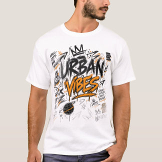 Urban Vibes Graffiti Streetwear T-Shirt