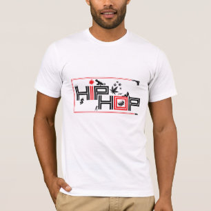 Urban Vibes Modern Hip Hop Design T-Shirt