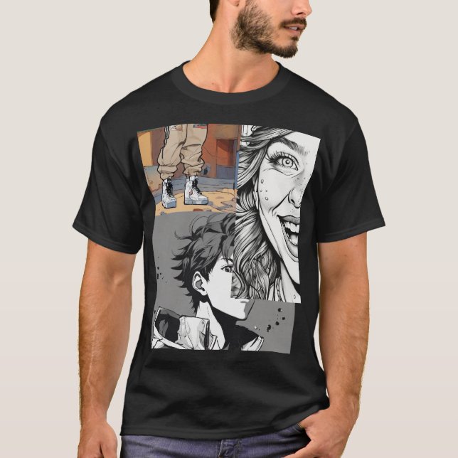 Urban Vibes: Street Art and Graffiti Collection T-Shirt (Front)
