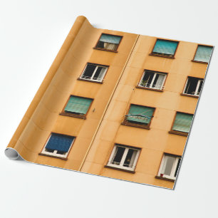 Urban view of the city of Bilbaoapartment,architec Wrapping Paper