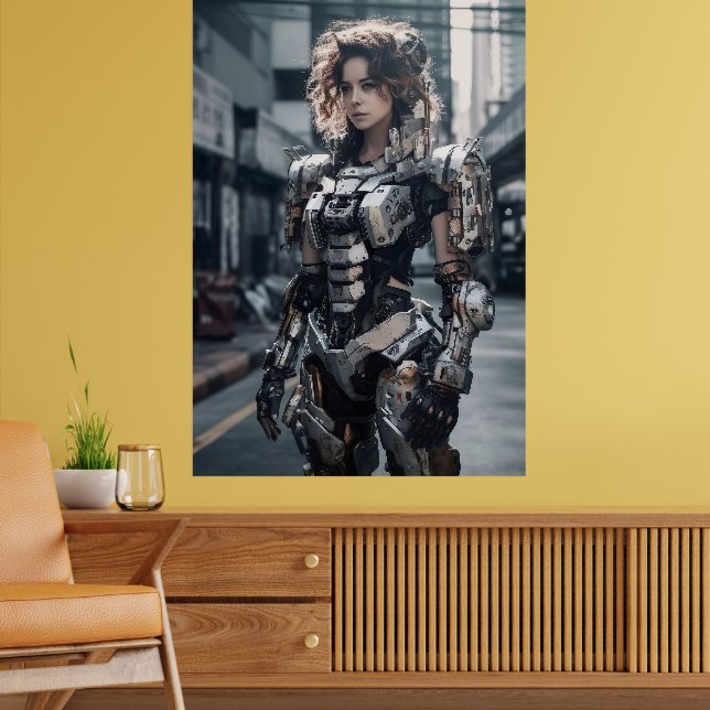 Urban Warrior: Modern Armor Poster (Living Room 2)