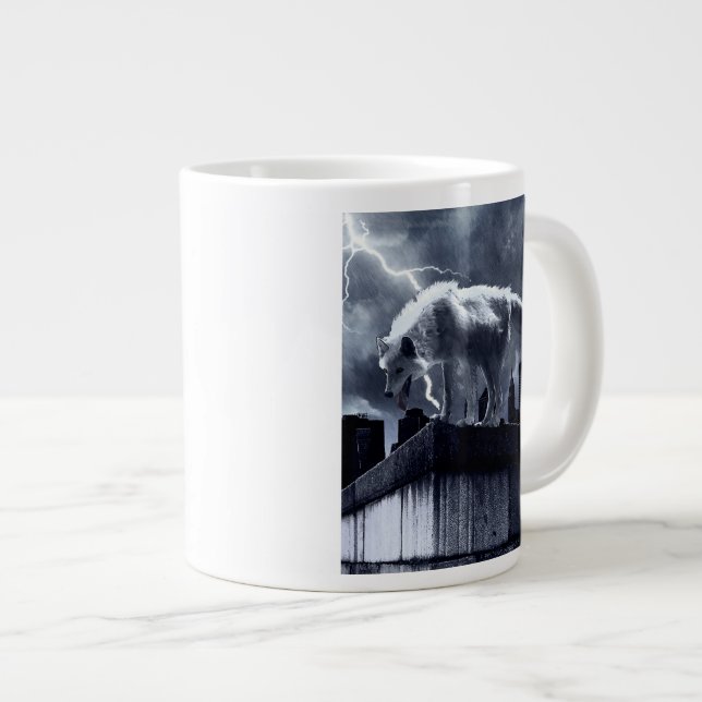 Urban Wolf Giant Coffee Mug (Front Right)