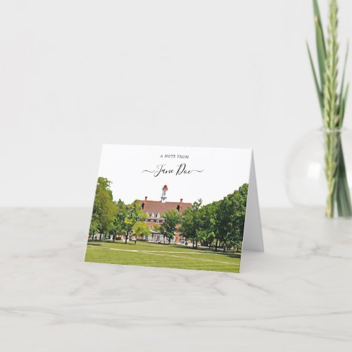 Urbana Champaign Illinois Personalized Note Card