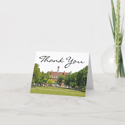 Urbana Champaign Illinois Thank You Card