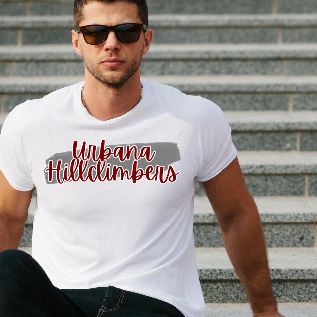 Urbana Hillclimbers Gray Stripe Tshirt (Creator Uploaded)