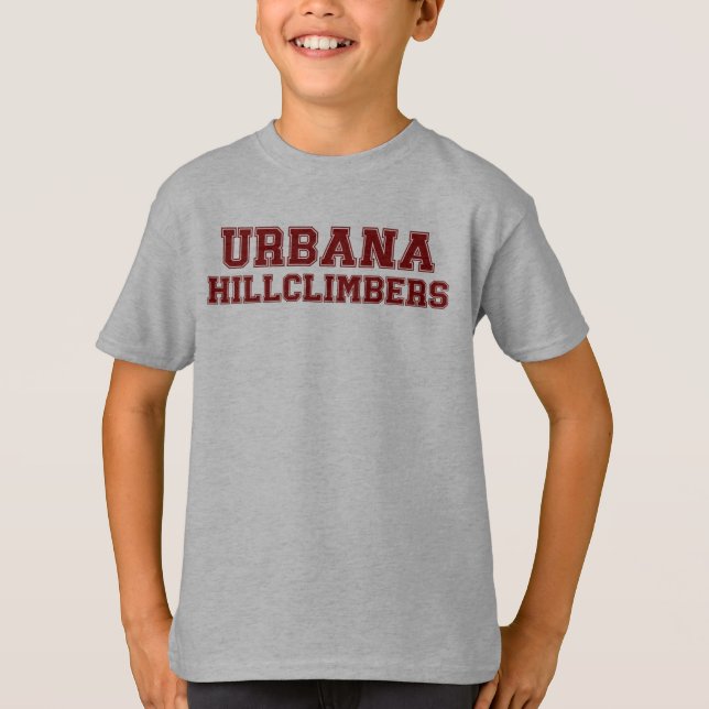 Urbana Hillclimbers Kid's Tshirt (Front)