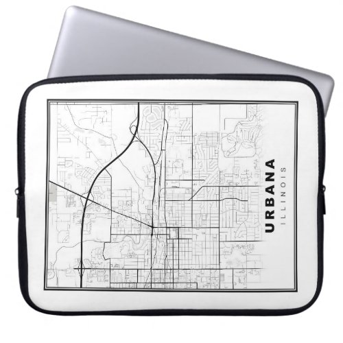 Urbana Map Laptop Sleeve