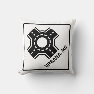 Urbana MD 2-Sided 16" x 16" Throw Pillow