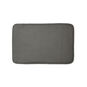 Urbane Bronze Solid Color Bath Mat