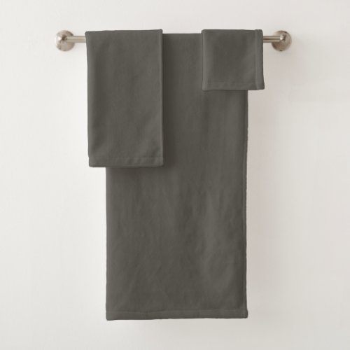 Urbane Bronze Solid Color Bath Towel Set