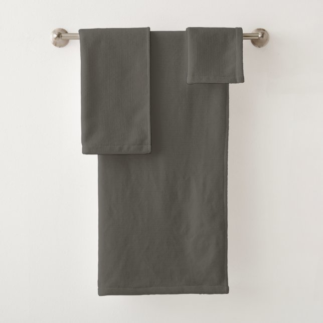 Urbane Bronze Solid Color Bath Towel Set (Insitu)