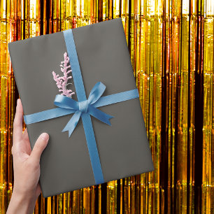 Urbane Bronze Solid Color Wrapping Paper