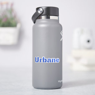 Urbane Cool Font Wording for a Charming Man  Sticker