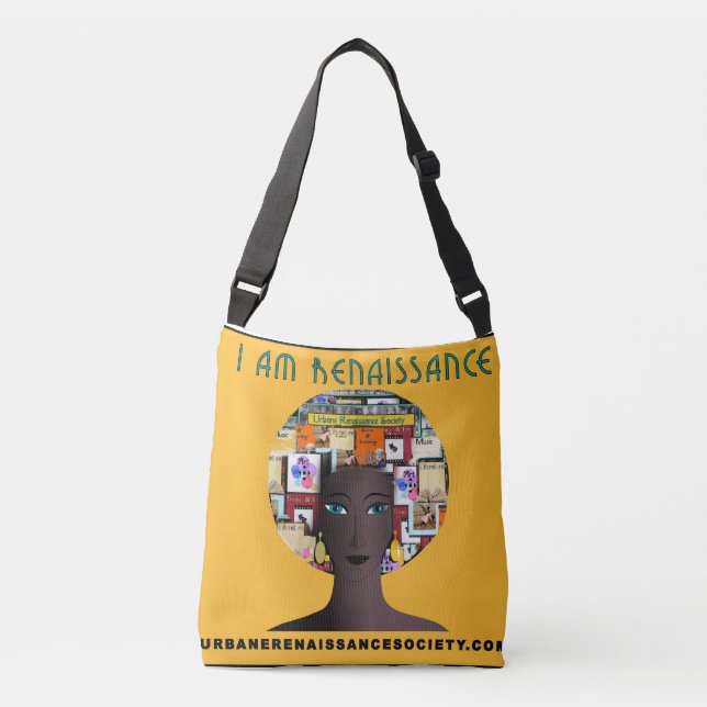 Urbane Renaissance Society Cross Body Bag (Front)