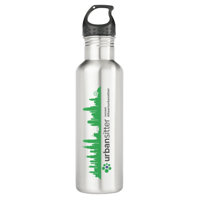 UrbanSitter Chicago - Water bottle (Front)