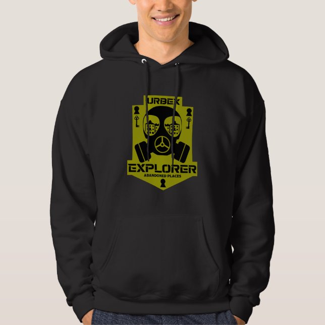 Urbex Explorer Abandoned Places Photography  Hoodie (Front)