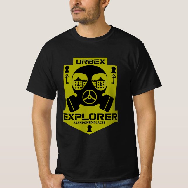 Urbex Explorer Abandoned Places Photography T-Shir T-Shirt (Front)