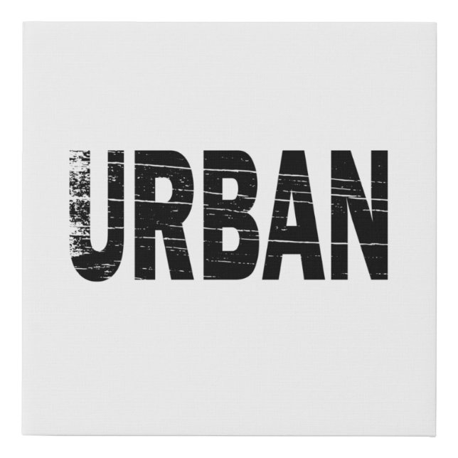 Urbex Urbanart Urban explorer Faux Canvas Print (Front)