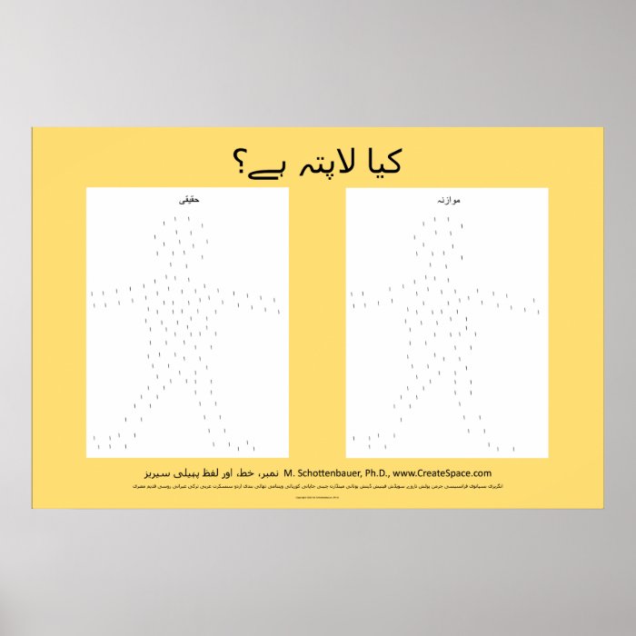 Urdu/اردو "What's Missing?" Poster Puzzle