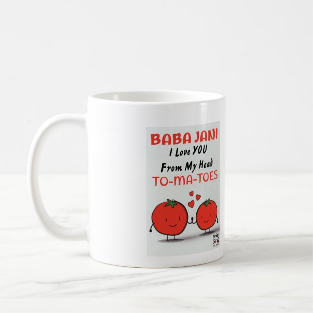 Urdu Desi Funny Father's Day Mug (Left)