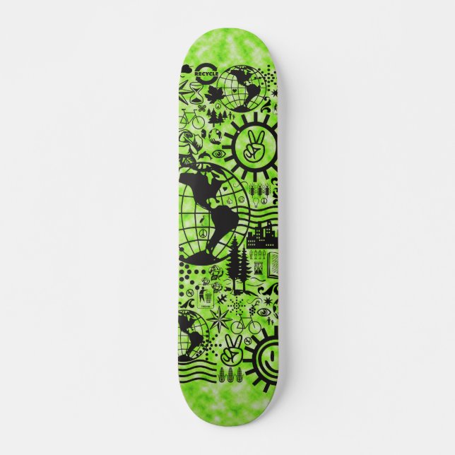 URECYCLE SKATEBOARD DECK (Front)