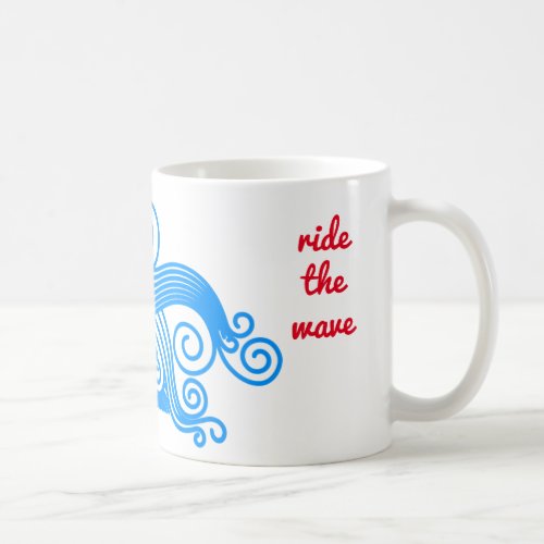 Urge Surfing Ride The Wave Coffee Mug