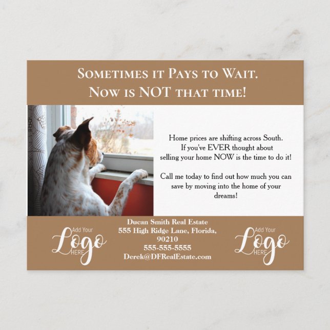 Urgent Call-to-Action Real Estate Card (Front)