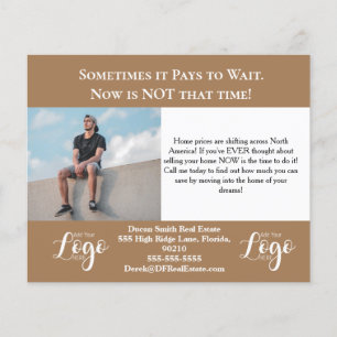 Urgent Call-to-Action Real Estate Card Flyer