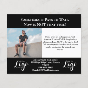 Urgent Call-to-Action Real Estate Card Flyer