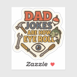 URGENT Dad Jokes Emergency Kit 2025 - Last Minute  Sticker