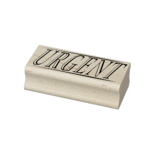 URGENT Office Work Business School Rubber Stamp
