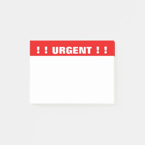 Urgent Priority Notes