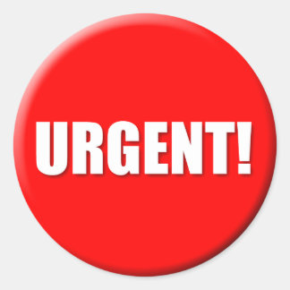 Urgent Sticker (Large)