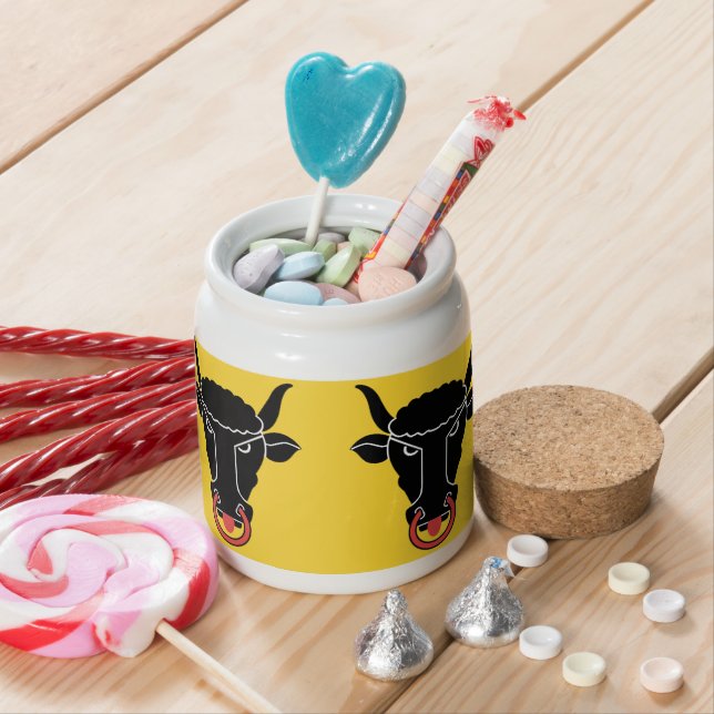 Uri anton, Switzerland Flag Candy Jar (In Situ)