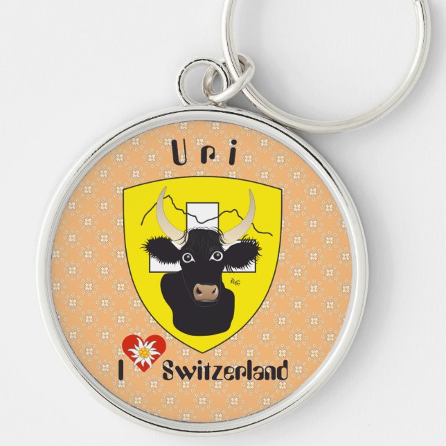 Uri -Schweiz - Suisse - Svizzera Schlüsselanhänger Keychain (Front)
