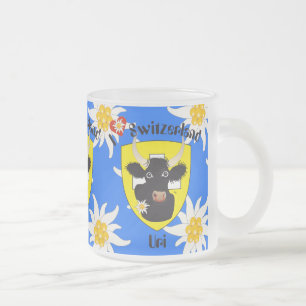 Uri Schweiz Suisse Svizzera Svizra Tasse Frosted Glass Coffee Mug