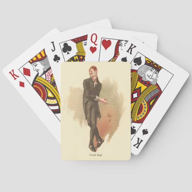 Uriah Heep by Kyd from Dickens' David Copperfield Poker Cards (Back)