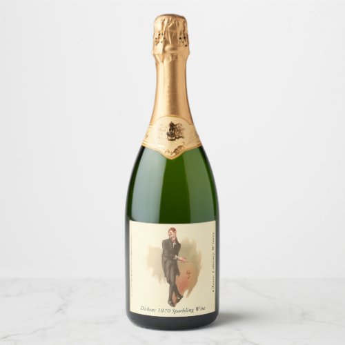 Uriah Heep by Kyd from Dickens David Copperfield Sparkling Wine Label