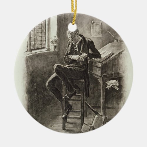Uriah Heep from Charles Dickens A Gossip about Ceramic Ornament