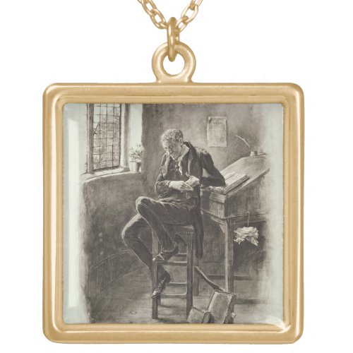 Uriah Heep from Charles Dickens A Gossip about Gold Plated Necklace