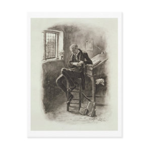 Uriah Heep, from 'Charles Dickens: A Gossip about Postcard