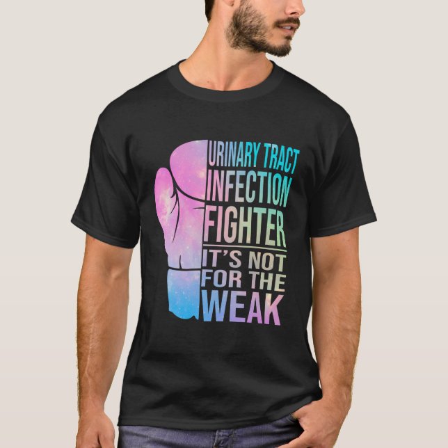 Urinary Tract Infection Fighter Warrior Awareness T-Shirt (Front)
