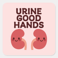 Urine Good Hands – Cute Smiling Kidney Design